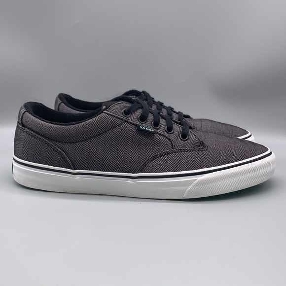 Vans | Shoes | Vans Mens Bishop Shoes With Herringbone Textile Pattern Size  | Poshmark